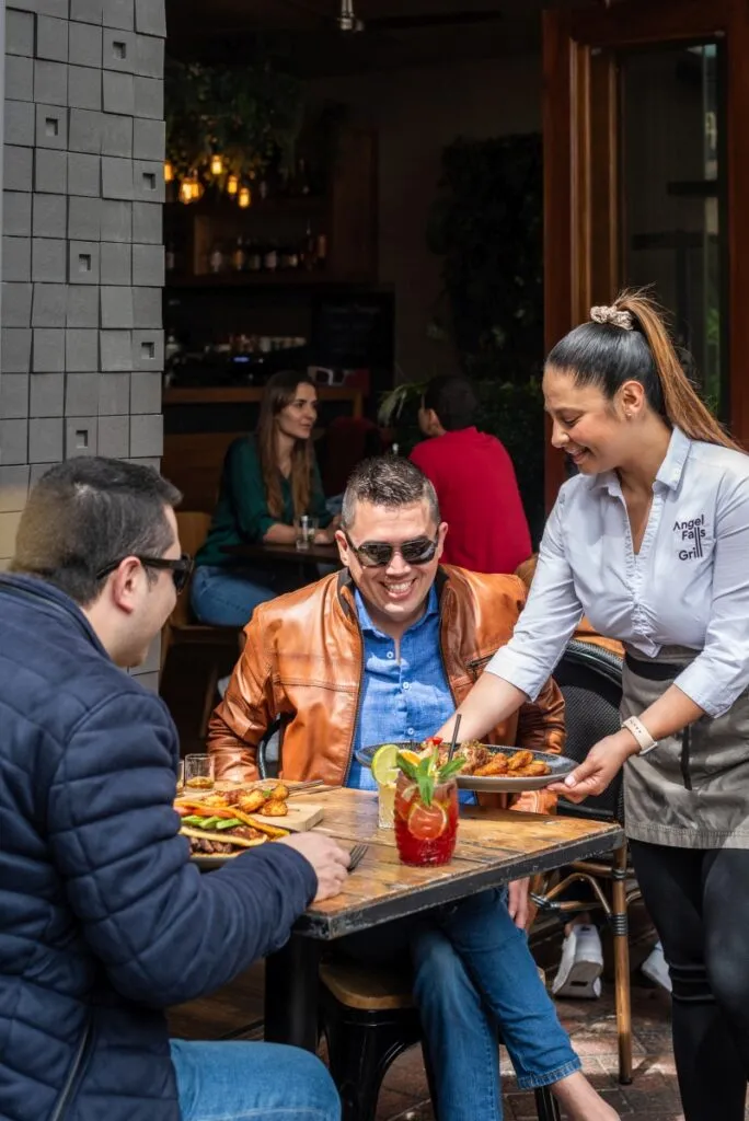 good places for lunch in perth - angels falls & grill